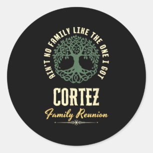 Wiedersehen 2025-Matching-Design der Familie - Cor Runder Aufkleber