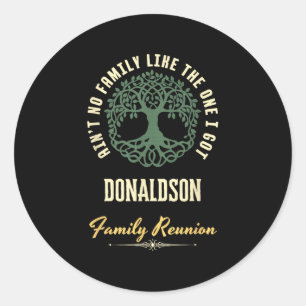 Wiedersehen 2025-Matching-Design der Familie - Don Runder Aufkleber