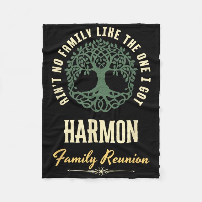 Wiedersehen 2025-Matching-Design der Familie - Har Fleecedecke (Vorderseite)