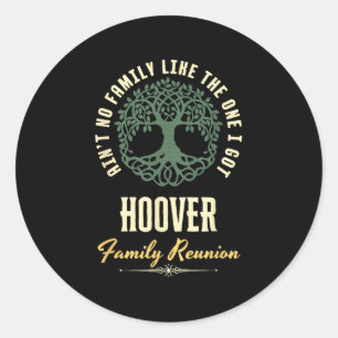 Wiedersehen 2025-Matching-Design der Familie - Hoo Runder Aufkleber