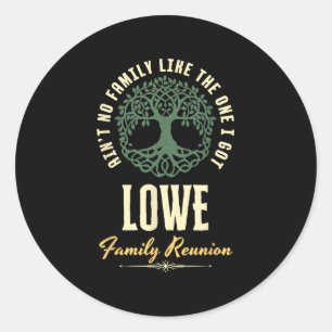 Wiedersehen 2025-Matching-Design der Familie - Low Runder Aufkleber