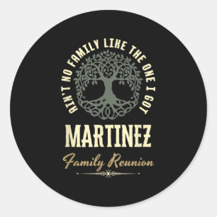 Wiedersehen 2025 - Matching Design der Familie - M Runder Aufkleber