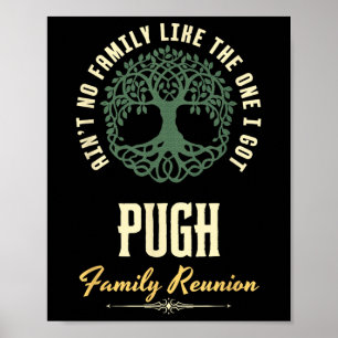 Wiedersehen 2025-Matching-Design der Familie - Pug Poster