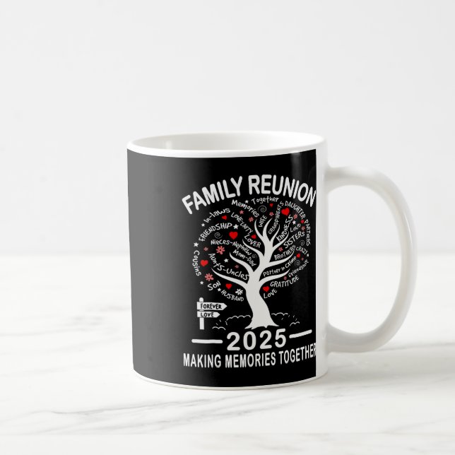 Wiedersehen 2025 Shirt-Familie Matching Wiedersehe Kaffeetasse (Rechts)