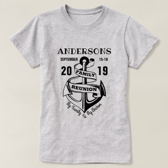 Wiedersehen Anchor T-Shirt (Design vorne)
