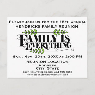 Wiedersehen-Ankündigung Postkarte