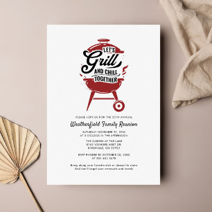 Wiedersehen Annual GRILLEN Summer Partys Einladung