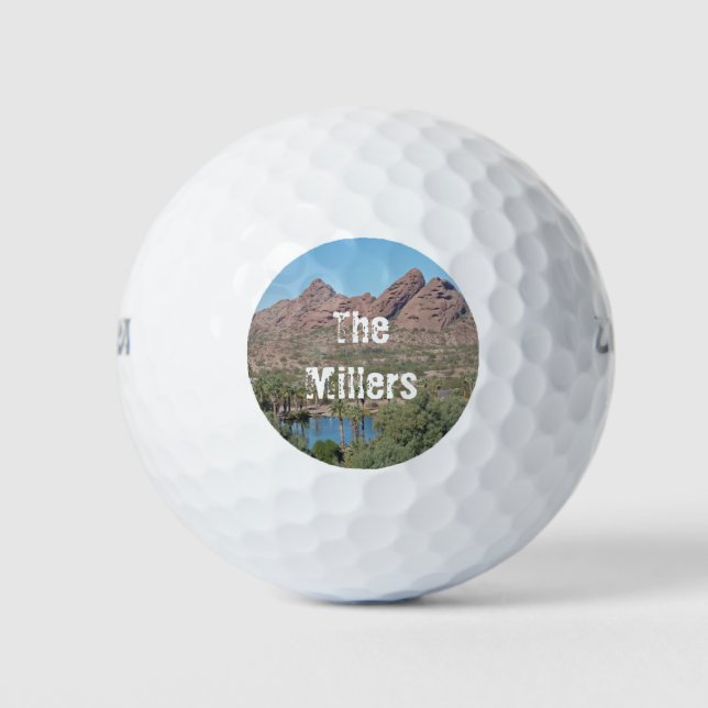 Wiedersehen Arizona Landschaft Foto Keepake Golfball (Vorderseite)