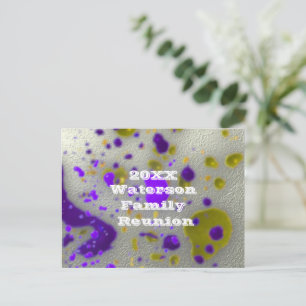 Wiedersehen Artistische Ankündigung von Bildmotive Postkarte