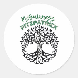 Wiedersehen-Aufkleber Runder Aufkleber