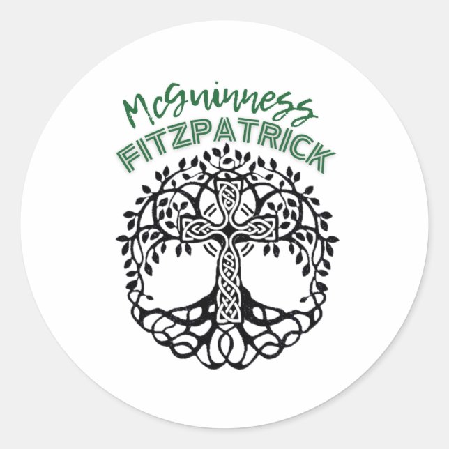 Wiedersehen-Aufkleber Runder Aufkleber (Vorderseite)