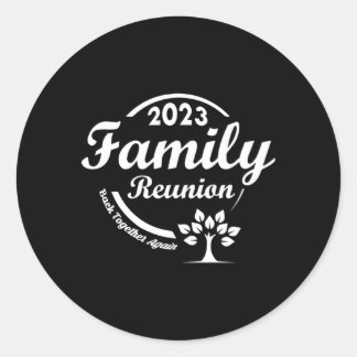 Wiedersehen Back Together Family Wiedersehen Runder Aufkleber