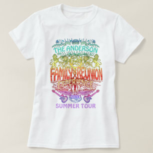 Wiedersehen Band Retro 70er Concept Logo Neon T-Shirt