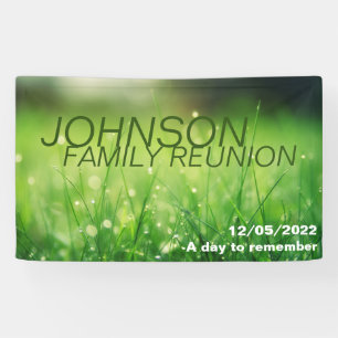 Wiedersehen-Banner der Familie Banner