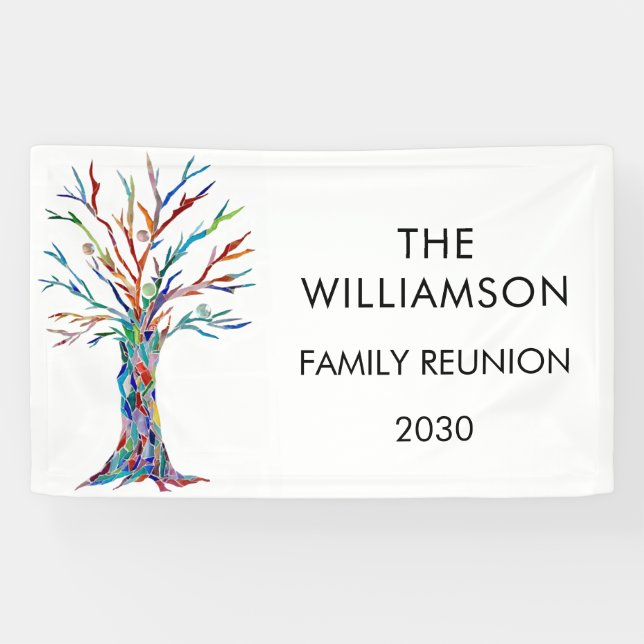 Wiedersehen-Banner der Family Tree Banner (Horizontal)