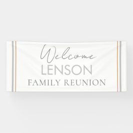 Wiedersehen-Banner der neutralen, trendy Family Banner