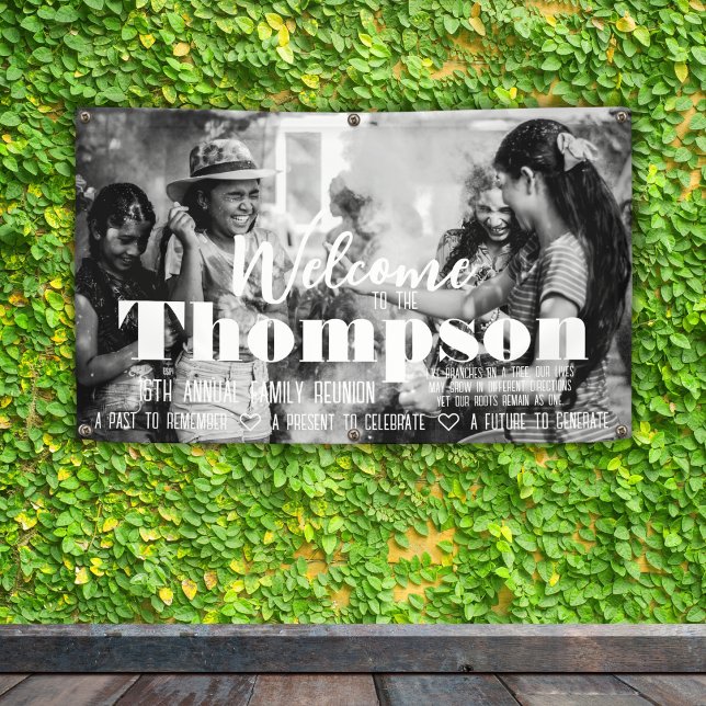 Wiedersehen-Banner für personalisierte Fotos Banner (Birthday Depot
Your Photo Family Reunion Banner)