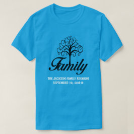Wiedersehen-Baum der Familie individuell anpassbar T-Shirt