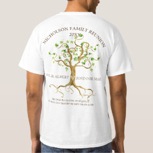 Wiedersehen "Baumwurzeln der Familie wirl"hinzufüg T-Shirt