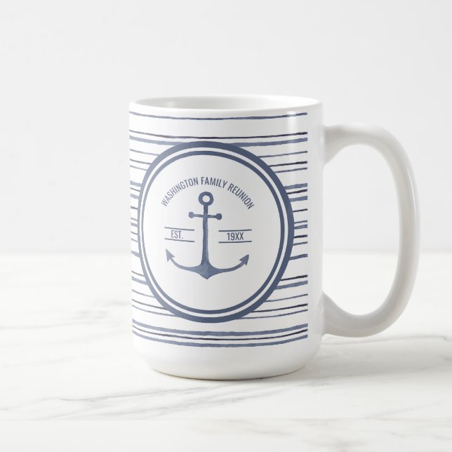 Wiedersehen Blue Anchor Kaffeetasse (Rechts)