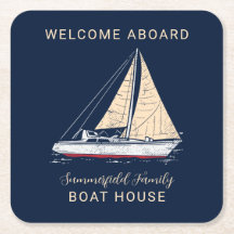 Wiedersehen Boat House Nautical Sailing Custom
