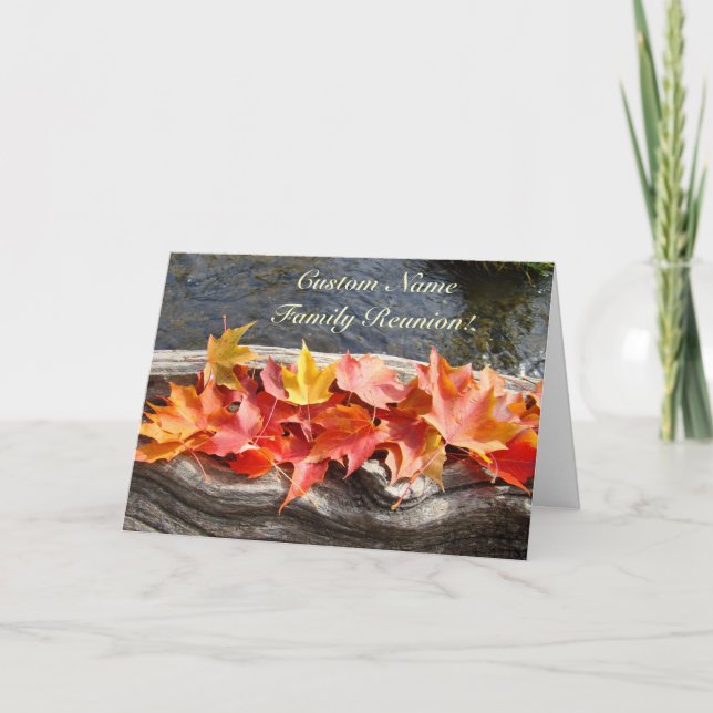 Wiedersehen Cards Wiedersehen der benutzerdefinier Einladung (Vorderseite)