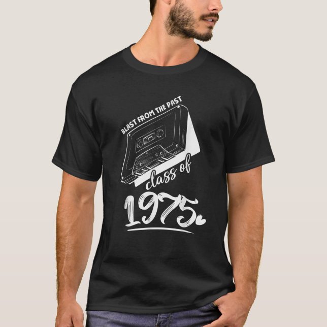 Wiedersehen Class of 1975 School Abschluss Blast f T-Shirt (Vorderseite)