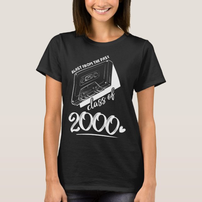 Wiedersehen Class of 2000 School Abschluss Blast f T-Shirt (Vorderseite)