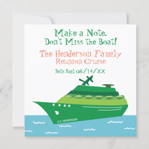 Wiedersehen Cruise Save the Date