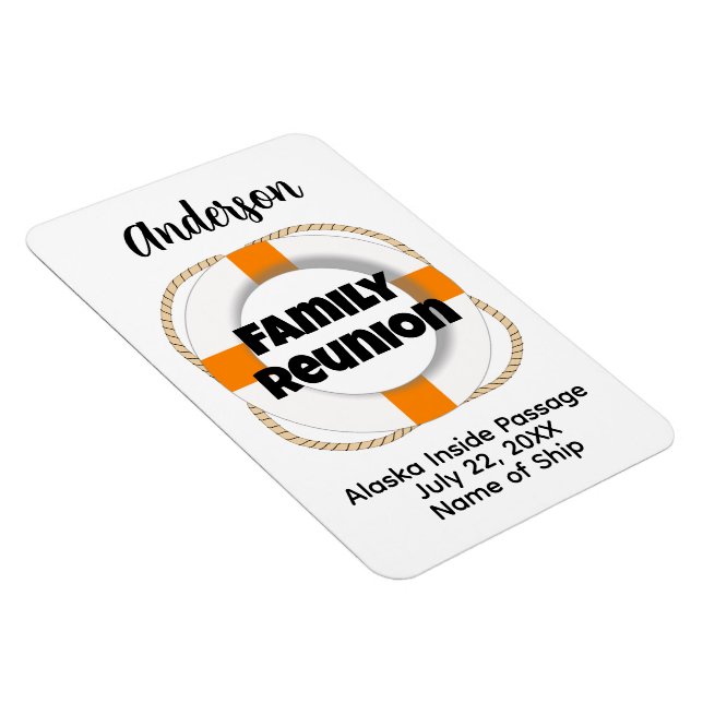 Wiedersehen Cruise Ship Stateroom Door Marker Magnet (Rechte Seite)