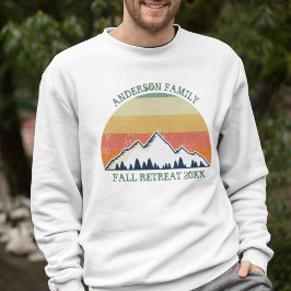 Wiedersehen Custom Fall Retreat Cooler Sonnenunter Sweatshirt