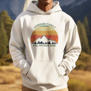 Wiedersehen Custom Fall Retreat Sunset Hoodie