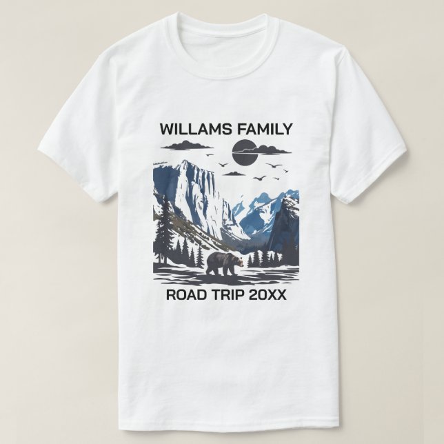 Wiedersehen Custom Trip National Park T-Shirt (Design vorne)