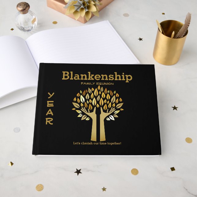 Wiedersehen der Chic-Reihe unterstützt die Erstell Gästebuch (Vorderseite Offen)