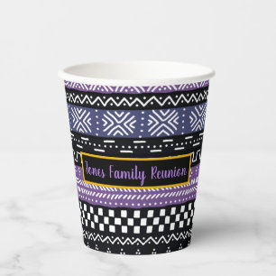 Wiedersehen-Design-Papiergehäuse für Afrocentric F Pappbecher