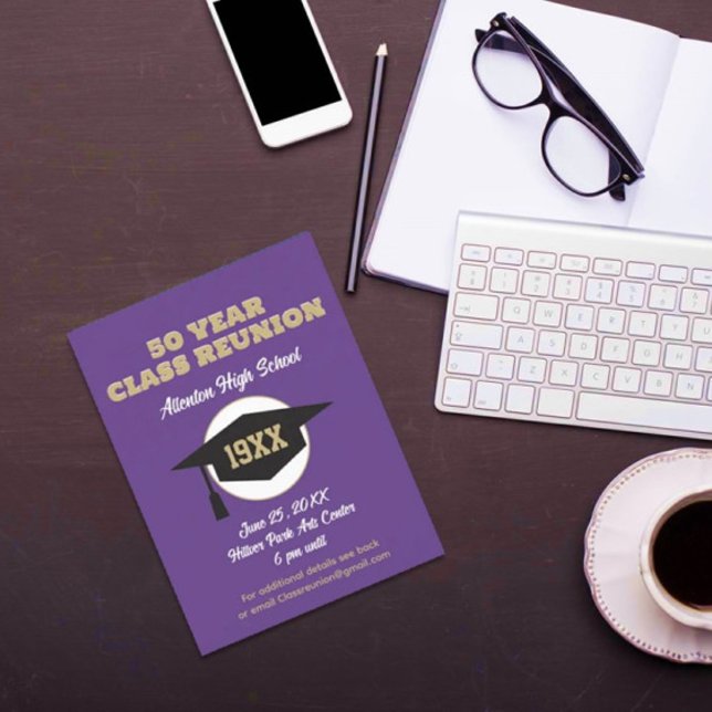 Wiedersehen Einladen! Benutzerdefinierte Klasse Wi Postkarte (Von Creator hochgeladen)