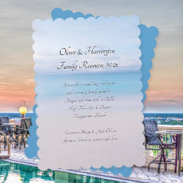 Wiedersehen Einladung der Calm Ocean Beach Family