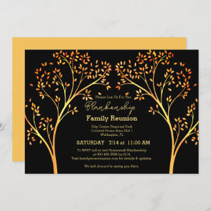 Wiedersehen Einladung der Golden Orange Tree Famil