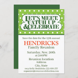 Wiedersehen-Einladung Einladung