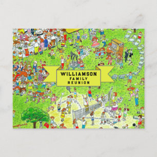 Wiedersehen-Einladungen Ankündigungspostkarte