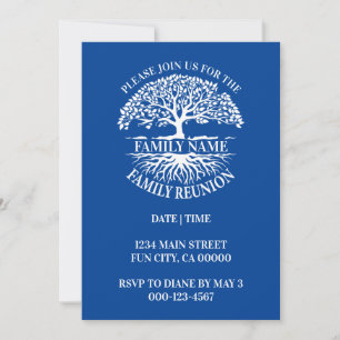 Wiedersehen Family Roots Family Tree Einladung