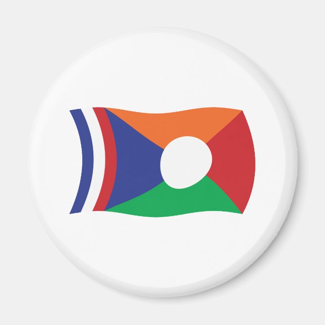 Wiedersehen Flag Magnet (Vorne)