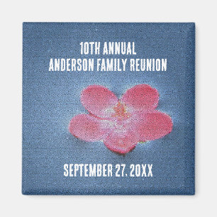 Wiedersehen Floral Annual Summer Vacation Magnet