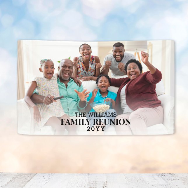 Wiedersehen-Foto-Banner Banner (Family Reunion Photo Custom Banner
)
