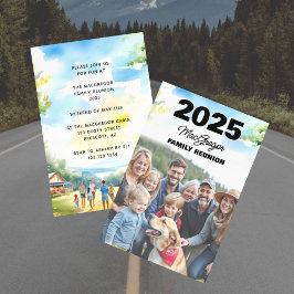 Wiedersehen-Foto Einladung