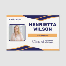 Wiedersehen Foto Name Tags 10th Class Wiedersehen Namensschild