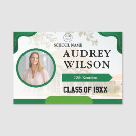 Wiedersehen Foto Name Tags Uni Wiedersehen Namensschild