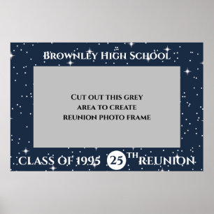 Wiedersehen Foto-Rahmen für Schulen Poster