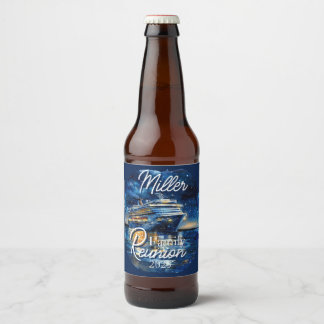 Wiedersehen für personalisierte Kreuzfahrtschiffe Bierflaschenetikett