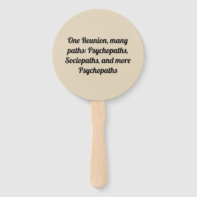 Wiedersehen für viele Pfade benutzerdefinierter Pr Fächer (Vorderseite)